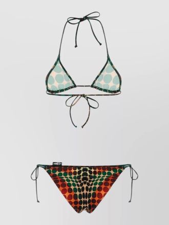 Jean Paul Gaultier stretch bikini triangle top low rise