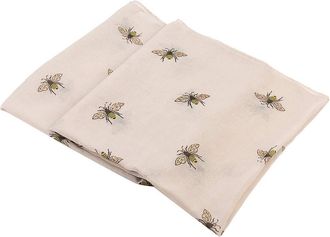 World of Shawls Ladies Girls Womens Glitter Bumble Bees Scarves Wraps Shawl Soft Scarf (Beige)