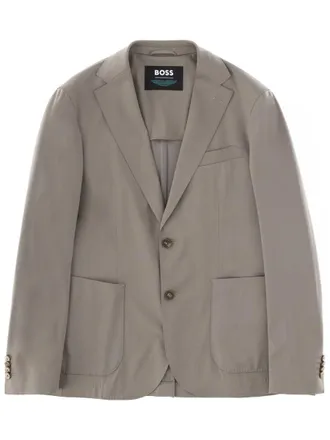 BOSS C-Hanry Wool Blend Patch Blazer