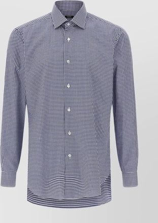 Barba checked shirt