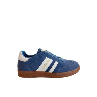 Pantofola D'oro Blue Suede Mens Mens Sneakers