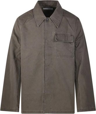 Our Legacy Jassen, Heren, Bruin, L, Casual Shirts