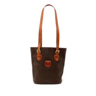 Celine Brown Pvc Leather Shoulder Bag Tote Bag (Pre-Owned)