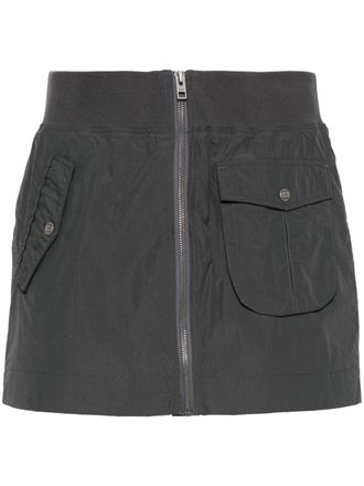 Ksubi zip-up mini skirt - Grey