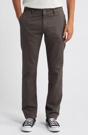 DL1961 Ivan Slim Fit Twill Pants in Dark Grey (Twill) at Nordstrom, Size 28 X 30