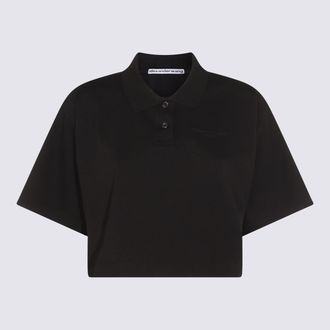 Alexander Wang Black Cotton Polo Shirt
