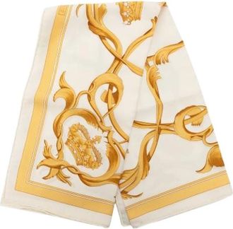 Herm&egrave;s Pre-owned Couronnes Sjaal - Dames - Vintage Accessoires - Veelkleurig - ONE Size - Vintage