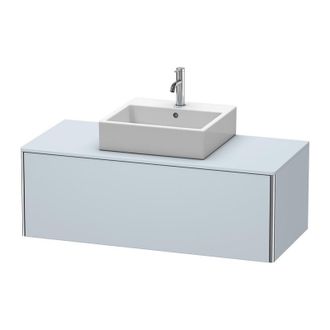 Duravit Mueble De Pared Duravit Xsquare 120,0 X 54,8 Cm, 1 Extra&iacute;ble, Color (frente/cuerpo): Laca De Seda Azul Claro Mate - Xs490209797