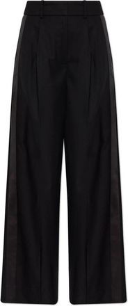 AllSaints Noa Broeken - Dames - Wijde Broeken - Zwart - 3XS - Wol - Broeken