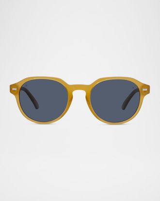 Vuarnet Men & apos;s Belvedere 14 Acetate Round Sunglasses