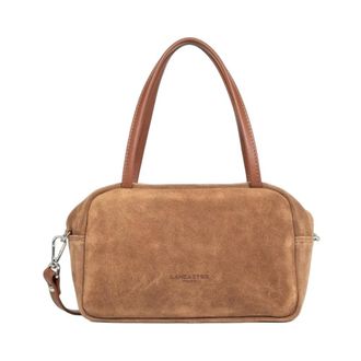 Lancaster Tassen, Dames, Bruin, ONE Size, Su&egrave;de, Sac &agrave; main Zipp&eacute; M Su&egrave;de IT