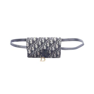 Dior Pre-owned Belt Bags, female, Multicolor, Size: ONE SIZE Pre-owned Saddle Oblique Waist Bag