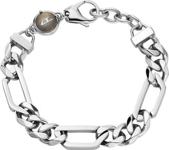 Diesel Stainless steel chain bracelet - Bracelets - Unisex - Silver