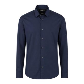 Costume National Heren, Overhemden, Blauw, Maat: 2XL Katoen