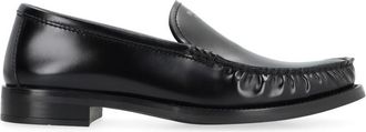 Prada Black Leather Loafers