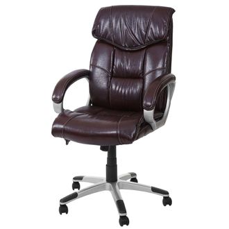 Hhg Hhg - Silla De Oficina 052, Silla Giratoria De Direcci&oacute;n, Polipiel, Burdeos