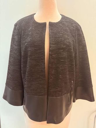 Joseph Ribkoff Womens Zip Pockets Jacket In Black