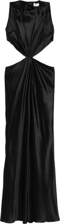 Saint Laurent Cut-out Twist-front Dress