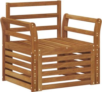 vidaXL Conjunto De Sof&aacute;s De Exterior Madera De Acacia S&oacute;lida Vidaxl