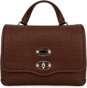 Zanellato Handbags - Dames - Handtassen - Bruin - ONE Size - Leer - Tassen