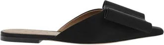 Marni Black Maxi Bow Mules