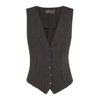 Cortana Trapani- gilet a righe jacquard- - - Tops - Donna - Grigio - 2XS