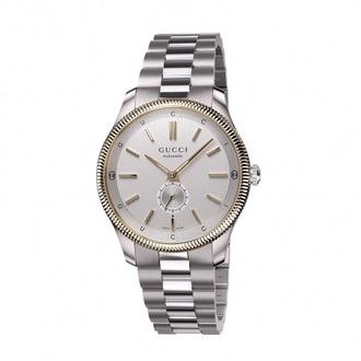 Gucci G-Timeless Quartz Silver Dial Mens Watch YA126390