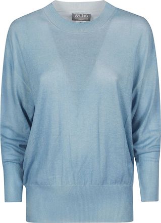 Wlns Cashmere Lana Relaxed Cashmere Round Sweater