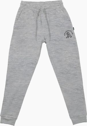 Aquascutum Mens Solid Patterned Slim Tapered Joggers - Grey - Size: 32/30/31