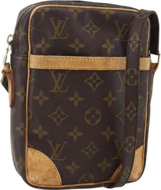 Louis Vuitton Pre-owned Cross Body Bags, female, Brown, Size: ONE SIZE Pre-owned Canvas Cross Body Bag