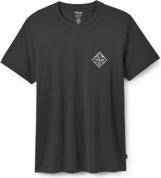 RAB Stance Stamp Tee T-Shirt f&uuml;r Herren | schwarz/grau