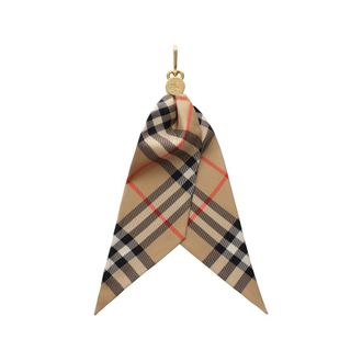 Burberry Check Silk Scarf Charm