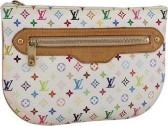Louis Vuitton Pre-owned Clutches, female, White, Size: ONE SIZE Pre-owned Accessory Pouch
