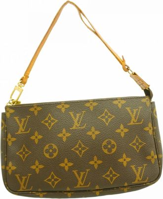 Louis Vuitton Brown Pouch (Pre-Owned)