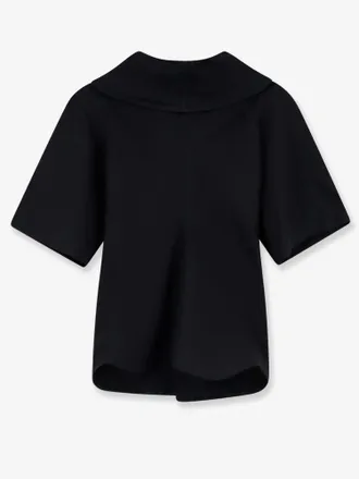 Bottega Veneta Camicia in tela di cotone compatto con bottoni Nodo Quadro - BOTTEGA VENETA - gender_Woman