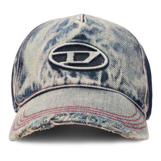 Diesel C-Seymon Cap - Heren - Petten - Blauw - ONE Size - Katoen - Accessoires