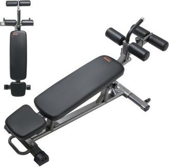 OEM Banco De Abdominales Con Altura Ajustable En 4 Niveles, 1630 X 620 X 1055 Cm, Capacidad De Carga De 454 Kg, Ideal Para Entrenamiento De Fuerza Y Muscu