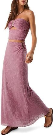 Vix Anora Cover-Up Maxi Skirt in Pink at Nordstrom, Size X-Small