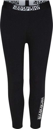 Napapijri Dames/Dames Legging Katoenmix Verticaal Logo (Zwart)
