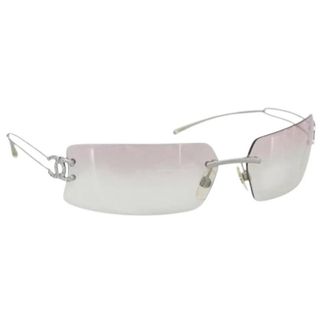 Chanel Occhiali da sole in metallo Pre-owned - - Pre-owned - Donna - Grigio - ONE SIZE