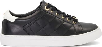 Dune London Womens Dune Ellenar Quilted Trainers in Black