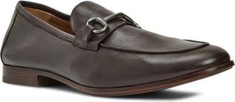 Aquatalia Jason Bit Loafer in Dark Brown Nappa at Nordstrom, Size 11.5