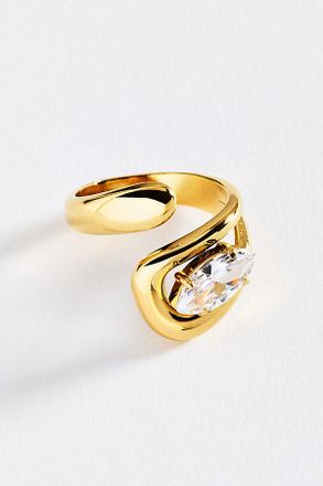 Anthropologie Bezel Wrap Ring