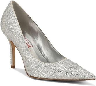 Nine West Glamor Pointed Toe Pump in White at Nordstrom, Size 8.5