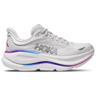 Hoka One One Womens Bondi 9 - Shoes Cosmic Grey/White Size 10.0