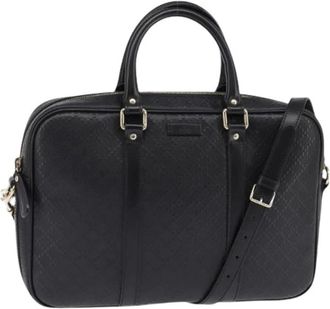 Gucci Pre-owned Handbags, female, Black, Size: ONE SIZE Pre-owned Vintage Handbag