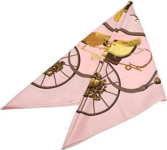 Hermès Foulard Springs in seta XX secolo - Rosa