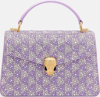 Bulgari Serpenti Forever Mini leather top-handle bag