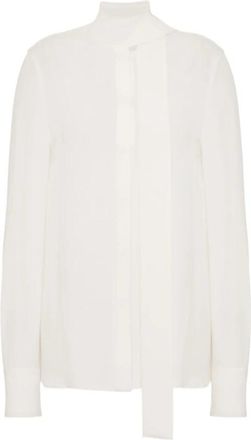 Valentino Georgette Blouse - Dames - Overhemden - Wit - L - Overhemden