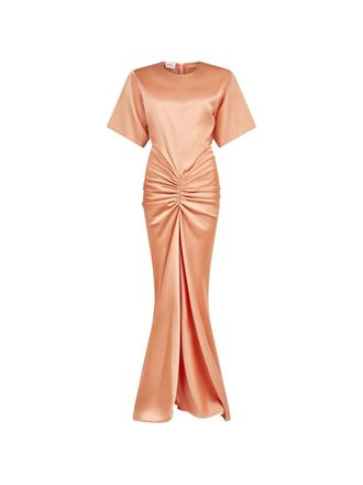 Andamane Iris Short Sleeves Maxi Dress